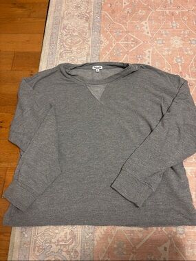 Splendid Heather Gray Long Sleeve Top